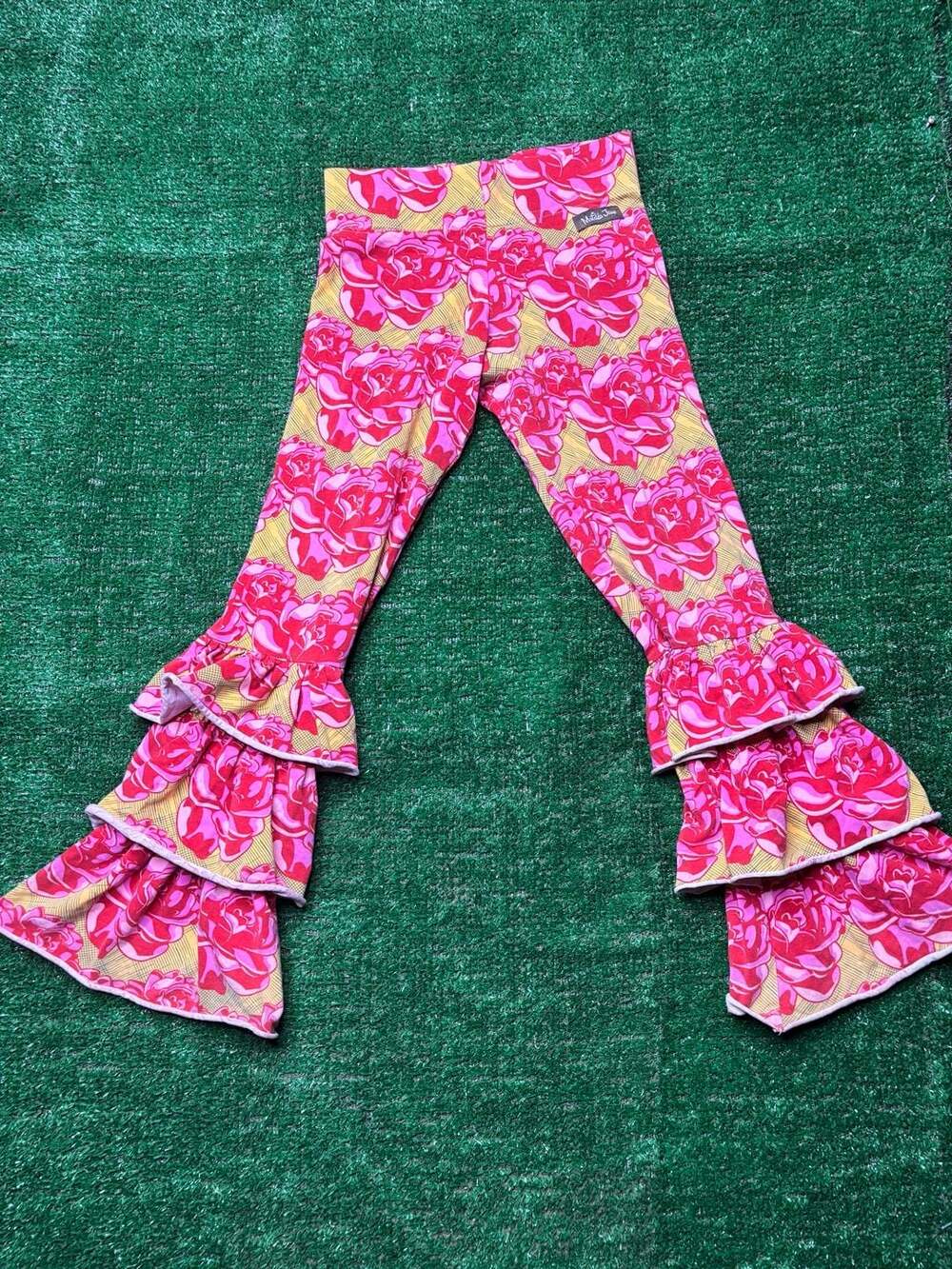 Matilda Jane Baroque Rose Bennys Ruffle Flare Pants
